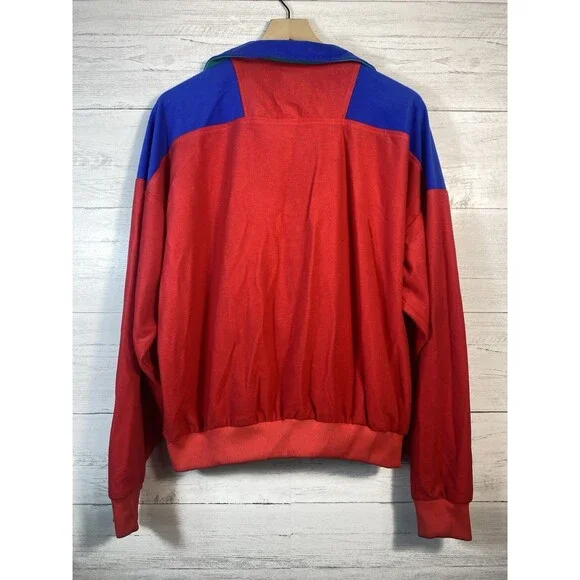 Vintage Columbia Jacket Size XL 90's Y2k Multicolor Tricolor Colorblock EUC - Picture 3 of 6